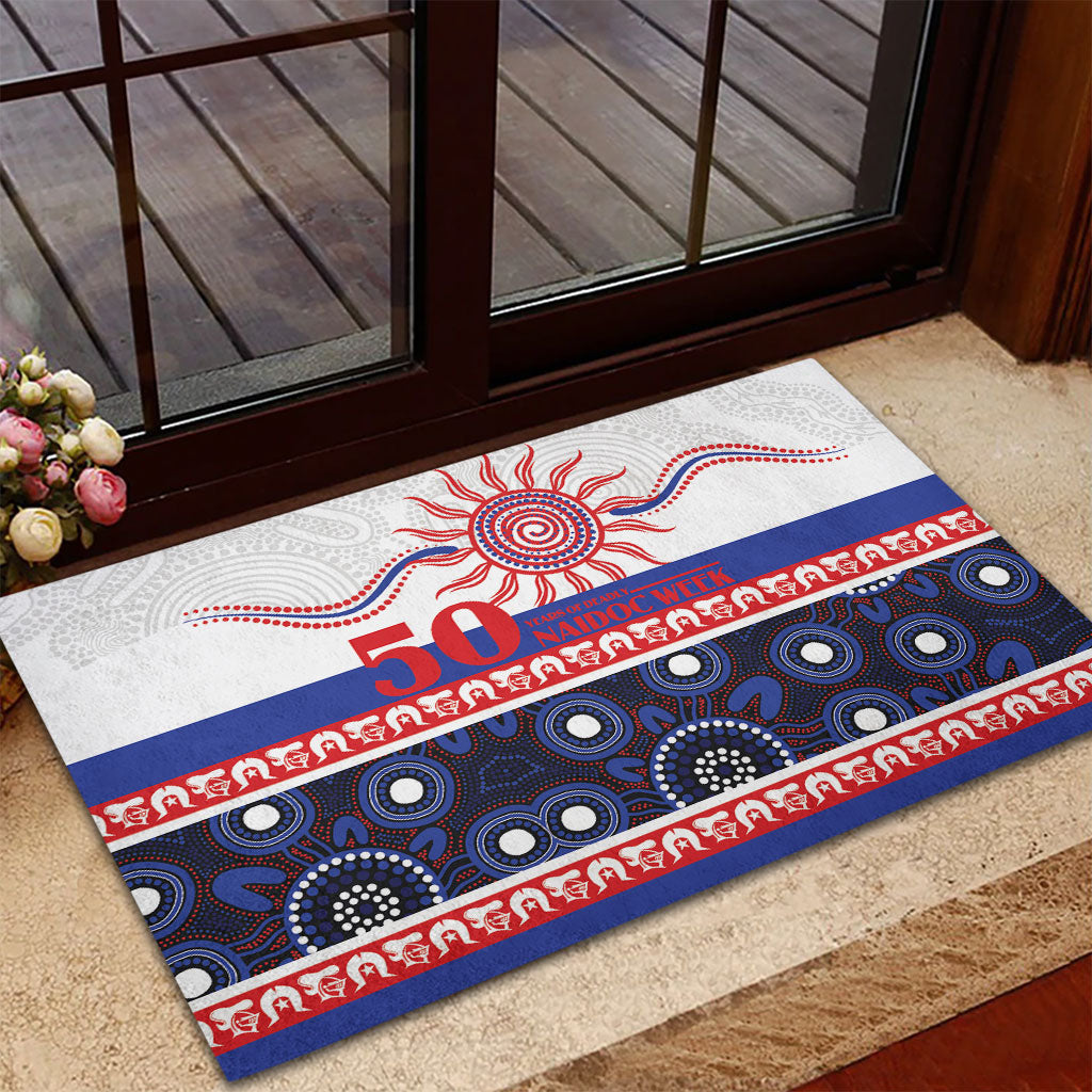 Knights NAIDOC Week Rubber Doormat Aboriginal Torres Strait Islanders Vibe