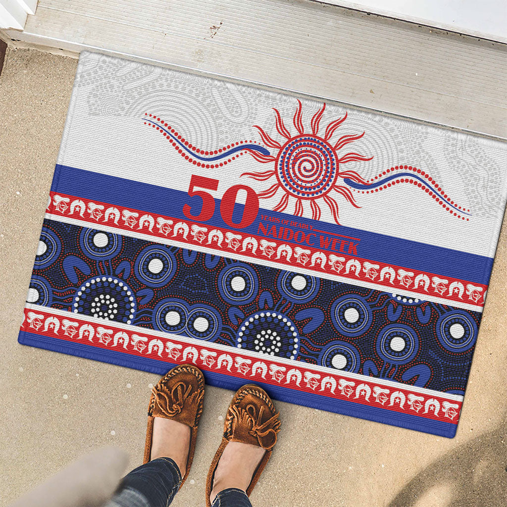 Knights NAIDOC Week Rubber Doormat Aboriginal Torres Strait Islanders Vibe