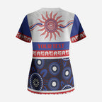 Knights NAIDOC Week Personalised Scrub Top Aboriginal Torres Strait Islanders Vibe
