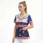 Knights NAIDOC Week Personalised Scrub Top Aboriginal Torres Strait Islanders Vibe