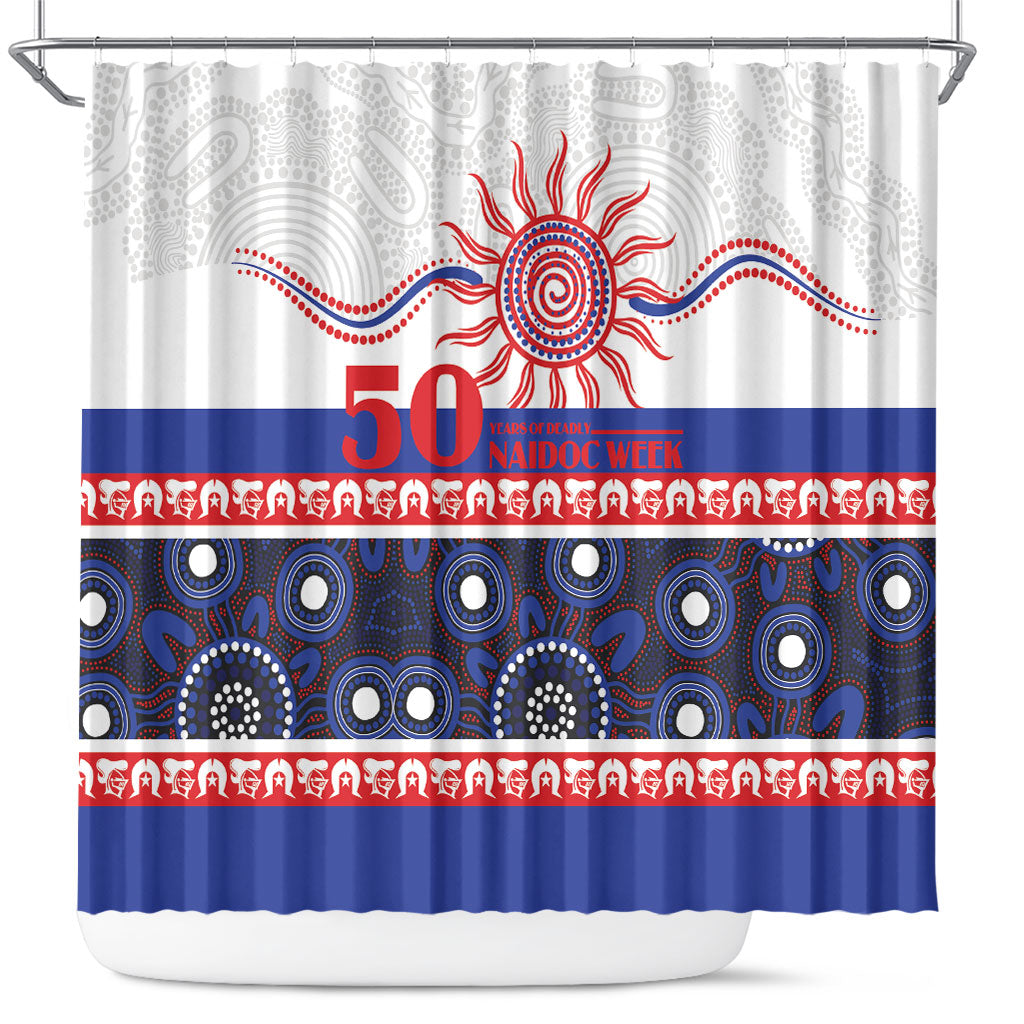 Knights NAIDOC Week Shower Curtain Aboriginal Torres Strait Islanders Vibe