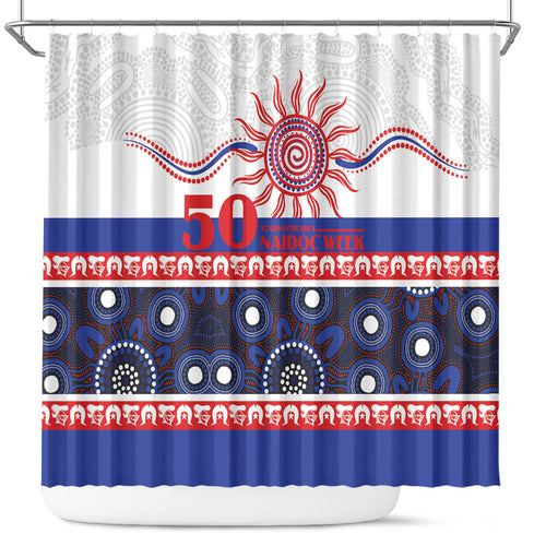 Knights NAIDOC Week Shower Curtain Aboriginal Torres Strait Islanders Vibe