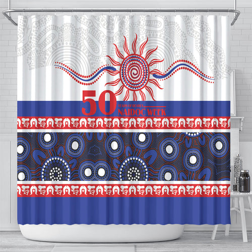Knights NAIDOC Week Shower Curtain Aboriginal Torres Strait Islanders Vibe