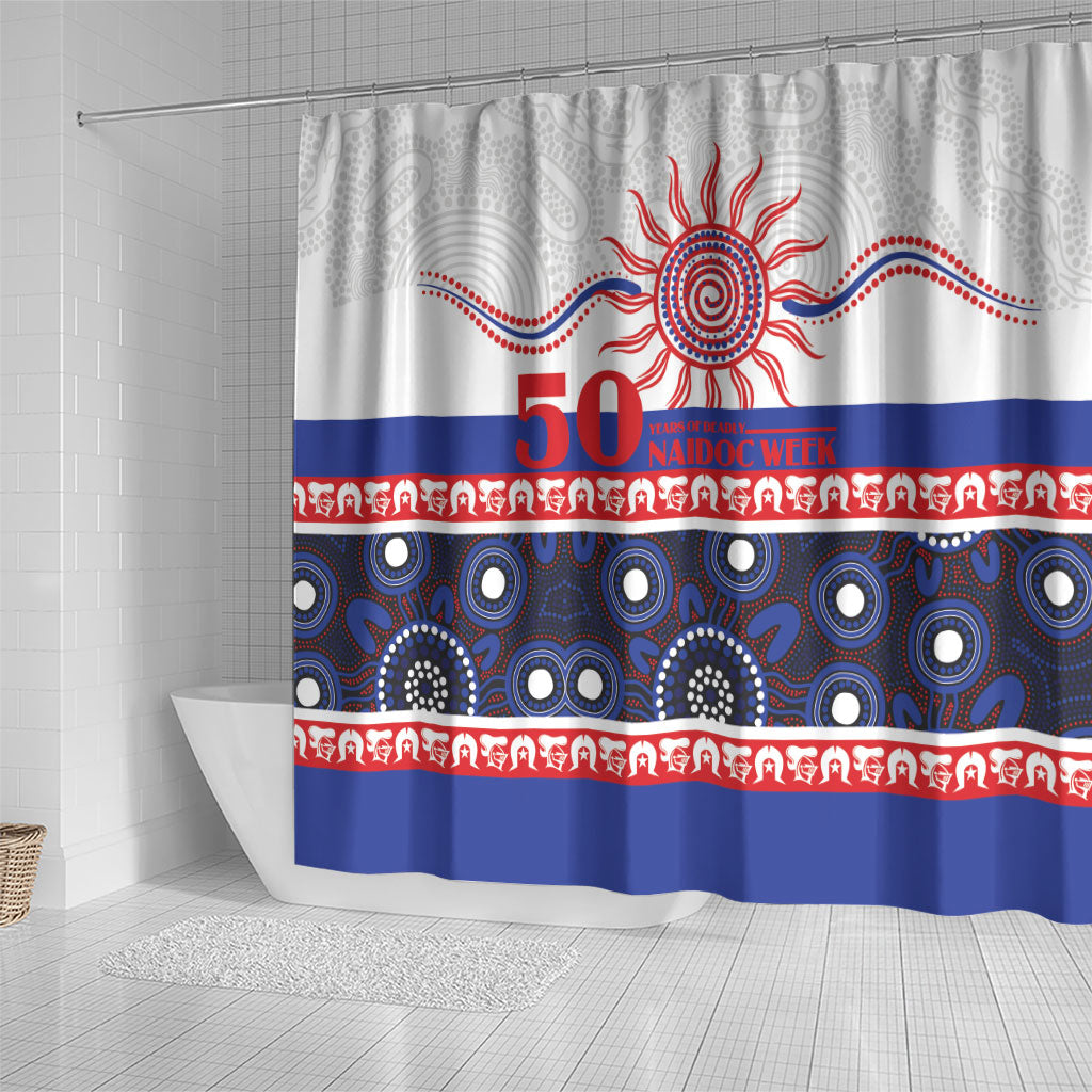 Knights NAIDOC Week Shower Curtain Aboriginal Torres Strait Islanders Vibe