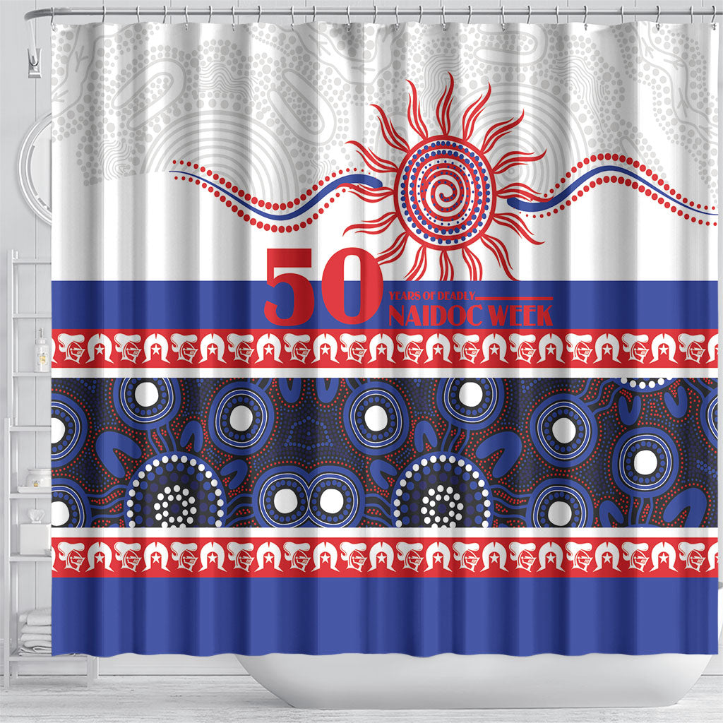 Knights NAIDOC Week Shower Curtain Aboriginal Torres Strait Islanders Vibe