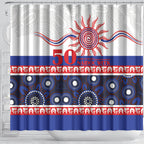 Knights NAIDOC Week Shower Curtain Aboriginal Torres Strait Islanders Vibe