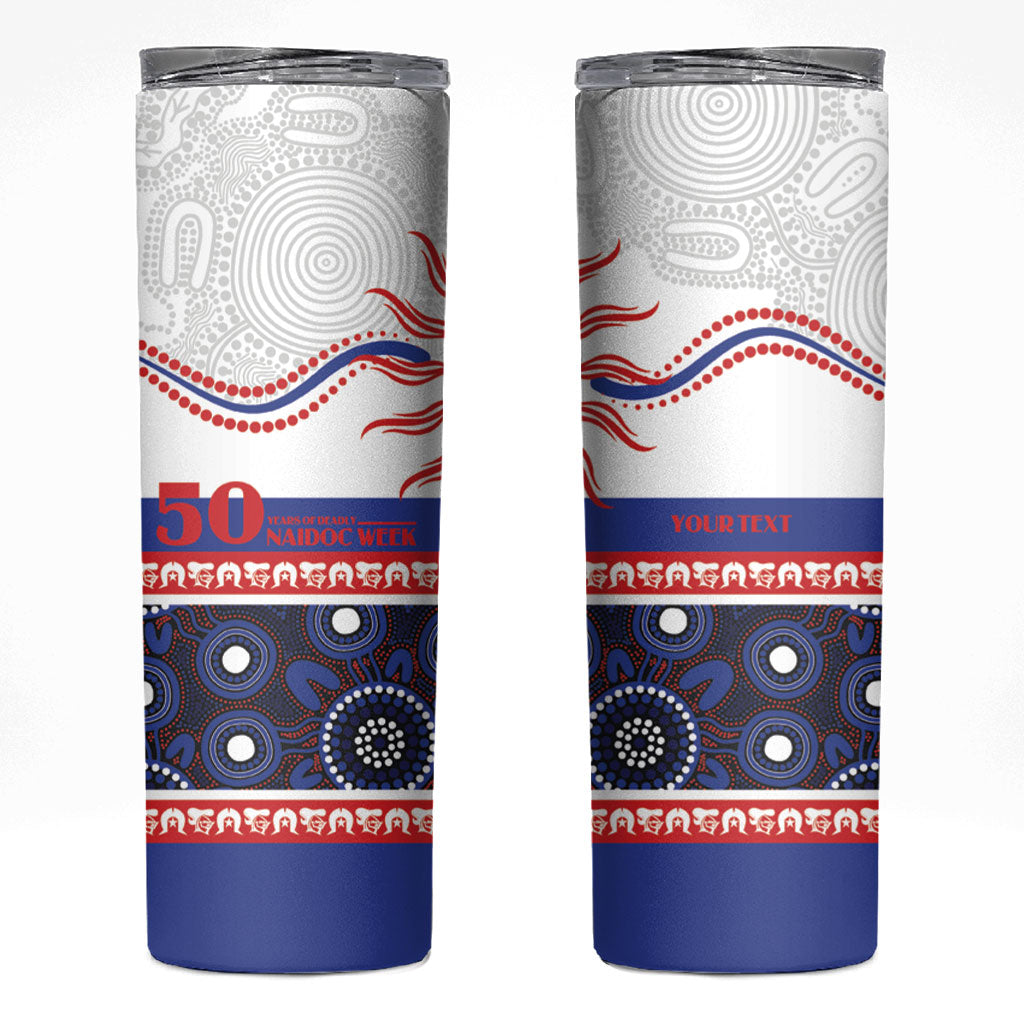 Knights NAIDOC Week Personalised Skinny Tumbler Aboriginal Torres Strait Islanders Vibe