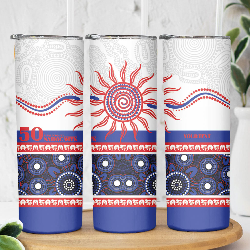 Knights NAIDOC Week Personalised Skinny Tumbler Aboriginal Torres Strait Islanders Vibe