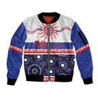 Knights NAIDOC Week Personalised Sleeve Zip Bomber Jacket Aboriginal Torres Strait Islanders Vibe