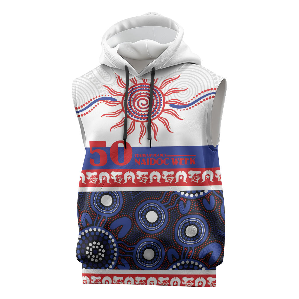 Knights NAIDOC Week Personalised Sleeveless Hoodie Aboriginal Torres Strait Islanders Vibe