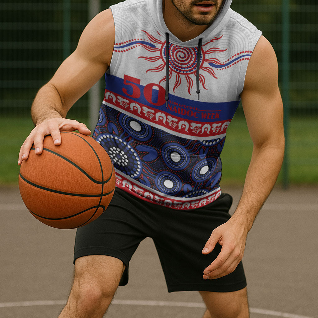 Knights NAIDOC Week Personalised Sleeveless Hoodie Aboriginal Torres Strait Islanders Vibe