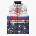 Knights NAIDOC Week Personalised Sleeveless Puffer Jacket Aboriginal Torres Strait Islanders Vibe