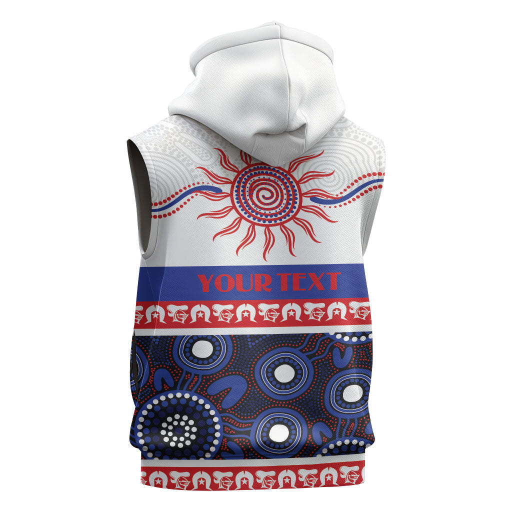 Knights NAIDOC Week Personalised Sleeveless Zip Hoodie Aboriginal Torres Strait Islanders Vibe