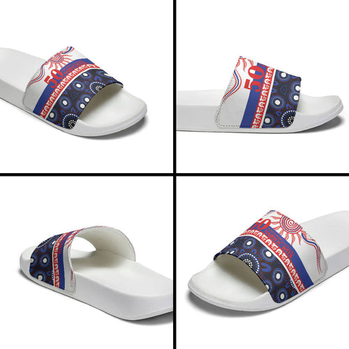 Knights NAIDOC Week Slide Sandals Aboriginal Torres Strait Islanders Vibe