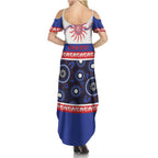 Knights NAIDOC Week Personalised Summer Maxi Dress Aboriginal Torres Strait Islanders Vibe