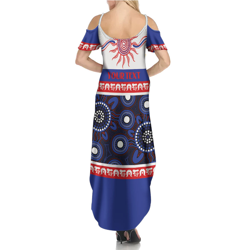 Knights NAIDOC Week Personalised Summer Maxi Dress Aboriginal Torres Strait Islanders Vibe