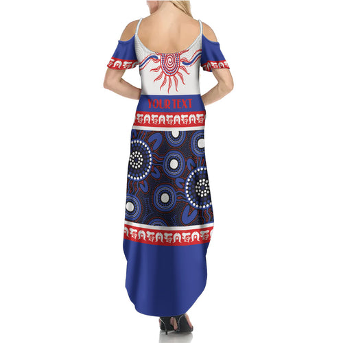 Knights NAIDOC Week Personalised Summer Maxi Dress Aboriginal Torres Strait Islanders Vibe