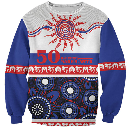 Knights NAIDOC Week Personalised Sweatshirt Aboriginal Torres Strait Islanders Vibe