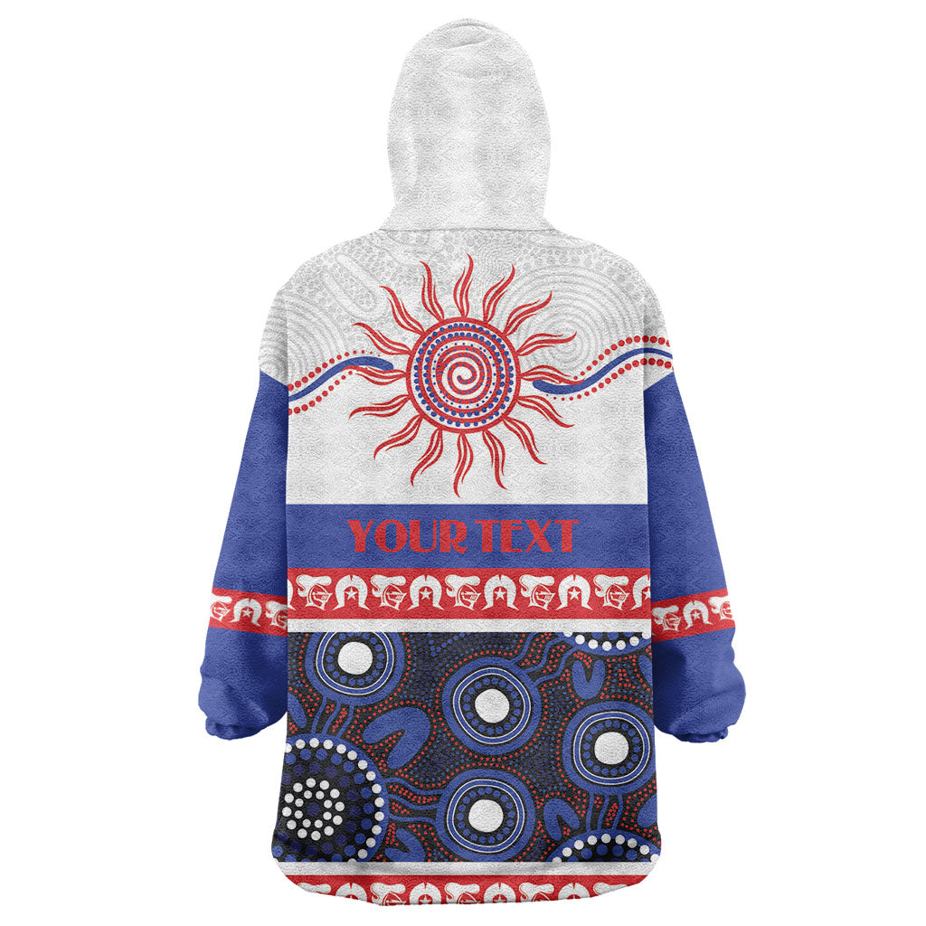 Knights NAIDOC Week Personalised Wearable Blanket Hoodie Aboriginal Torres Strait Islanders Vibe