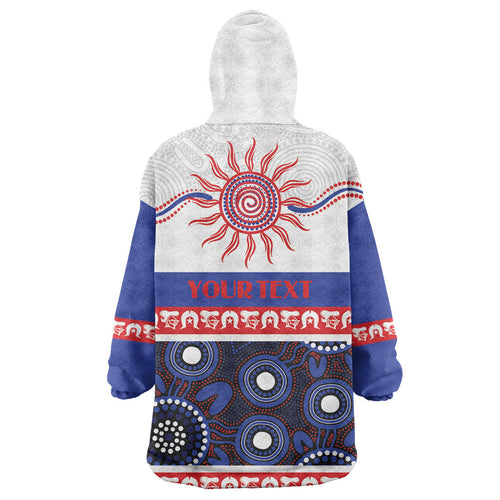 Knights NAIDOC Week Personalised Wearable Blanket Hoodie Aboriginal Torres Strait Islanders Vibe