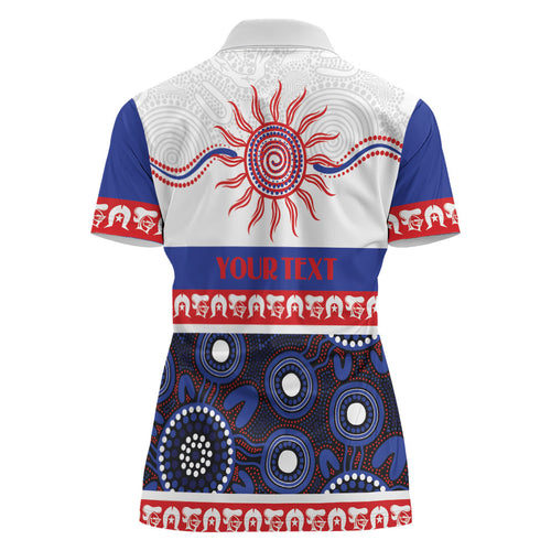 Knights NAIDOC Week Personalised Women Polo Shirt Aboriginal Torres Strait Islanders Vibe