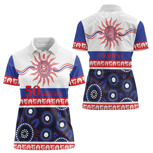 Knights NAIDOC Week Personalised Women Polo Shirt Aboriginal Torres Strait Islanders Vibe