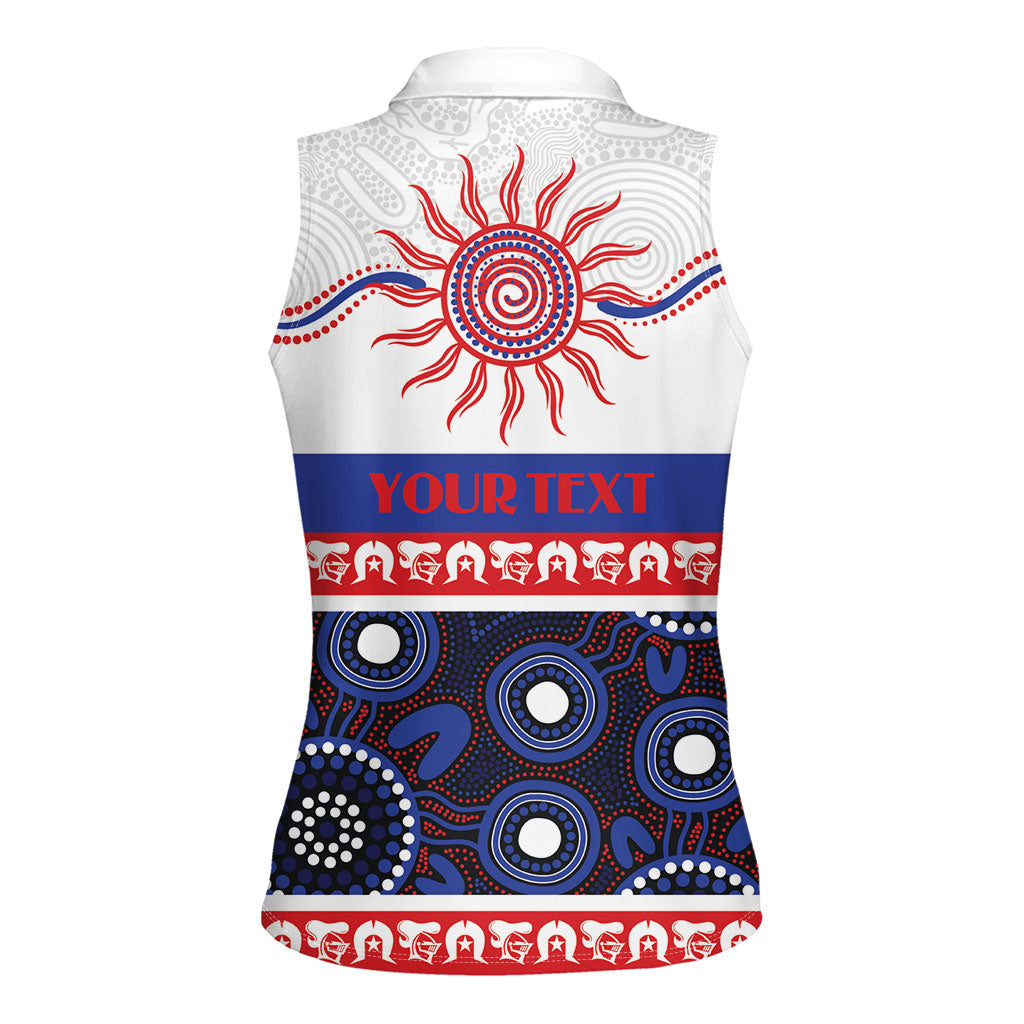 Knights NAIDOC Week Personalised Women Sleeveless Polo Shirt Aboriginal Torres Strait Islanders Vibe