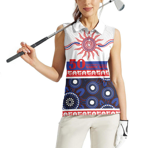 Knights NAIDOC Week Personalised Women Sleeveless Polo Shirt Aboriginal Torres Strait Islanders Vibe