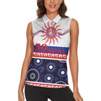 Knights NAIDOC Week Personalised Women Sleeveless Polo Shirt Aboriginal Torres Strait Islanders Vibe