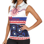 Knights NAIDOC Week Personalised Women Sleeveless Polo Shirt Aboriginal Torres Strait Islanders Vibe