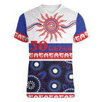 Knights NAIDOC Week Personalised Women V-Neck T-Shirt Aboriginal Torres Strait Islanders Vibe