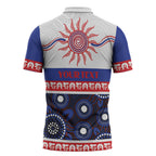 Knights NAIDOC Week Personalised Zipper Polo Shirt Aboriginal Torres Strait Islanders Vibe