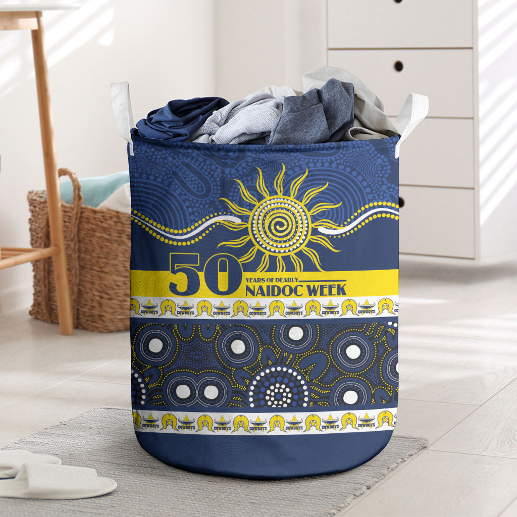 Cowboys NAIDOC Week Laundry Basket Aboriginal Torres Strait Islanders Vibe