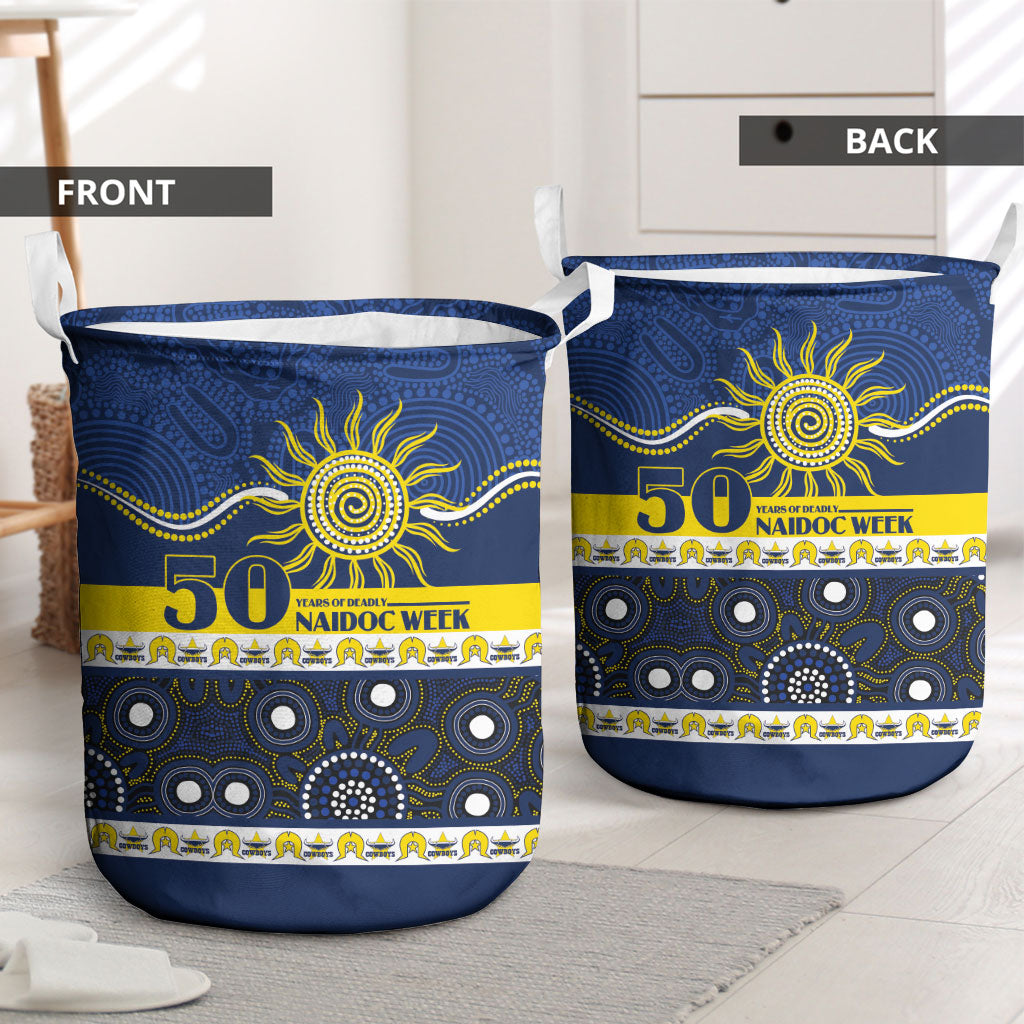 Cowboys NAIDOC Week Laundry Basket Aboriginal Torres Strait Islanders Vibe