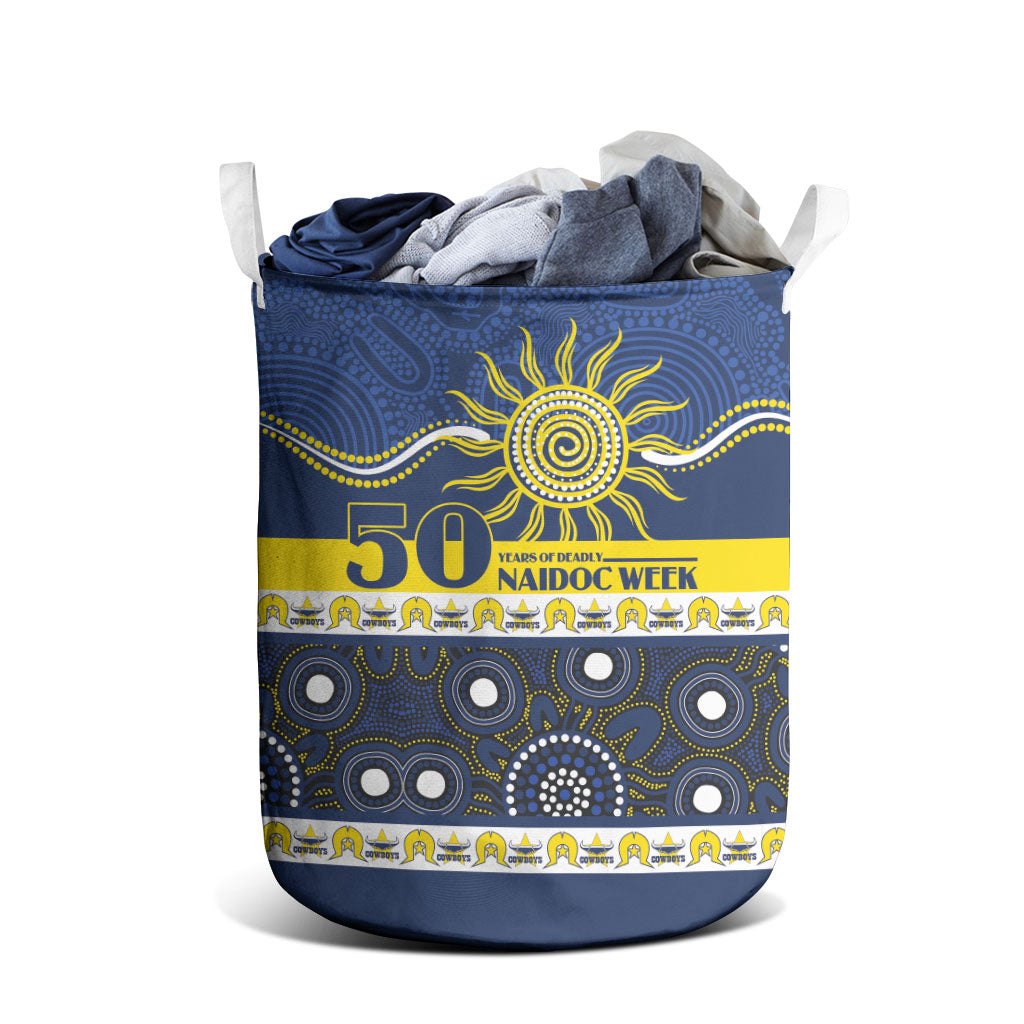 Cowboys NAIDOC Week Laundry Basket Aboriginal Torres Strait Islanders Vibe