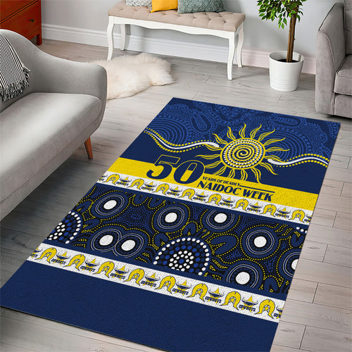 Cowboys NAIDOC Week Area Rug Aboriginal Torres Strait Islanders Vibe