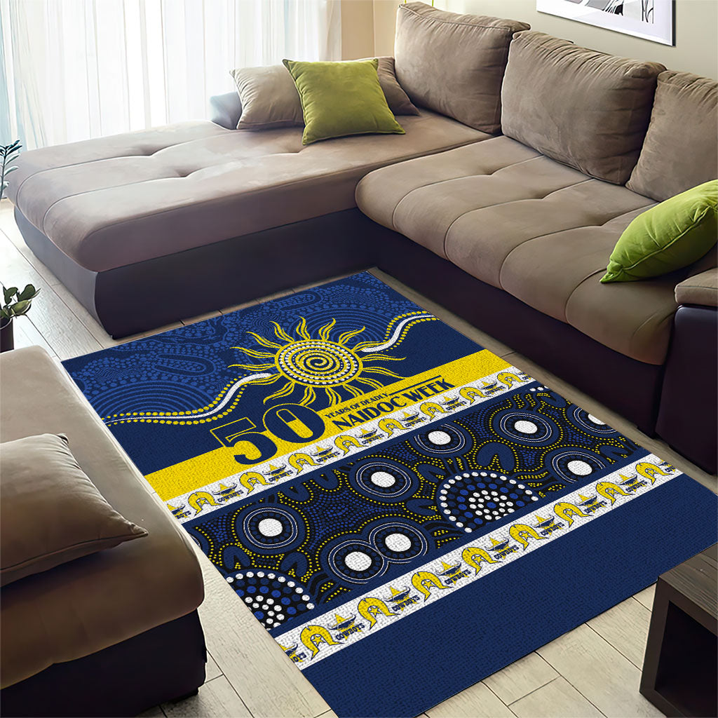 Cowboys NAIDOC Week Area Rug Aboriginal Torres Strait Islanders Vibe