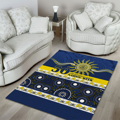 Cowboys NAIDOC Week Area Rug Aboriginal Torres Strait Islanders Vibe