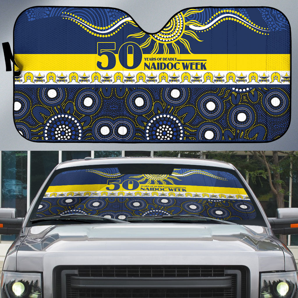 Cowboys NAIDOC Week Auto Sun Shade Aboriginal Torres Strait Islanders Vibe