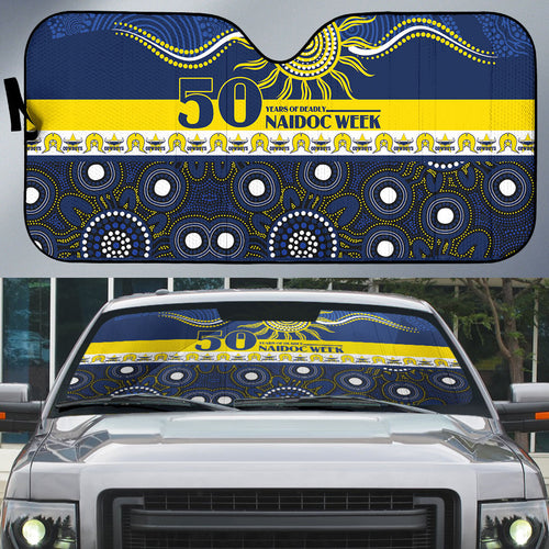 Cowboys NAIDOC Week Auto Sun Shade Aboriginal Torres Strait Islanders Vibe