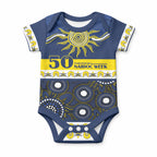 Cowboys NAIDOC Week Personalised Baby Onesie Aboriginal Torres Strait Islanders Vibe