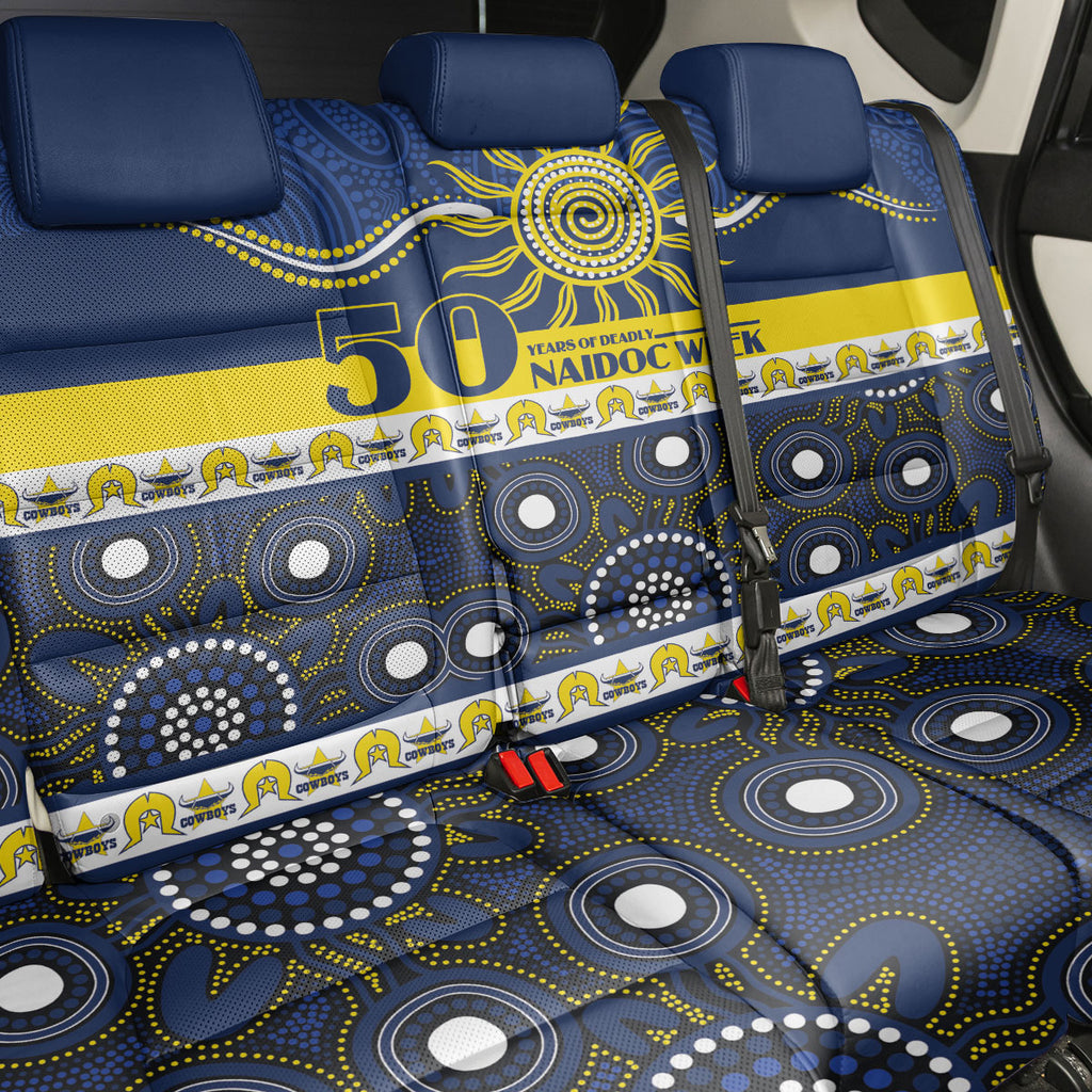 Cowboys NAIDOC Week Back Car Seat Cover Aboriginal Torres Strait Islanders Vibe