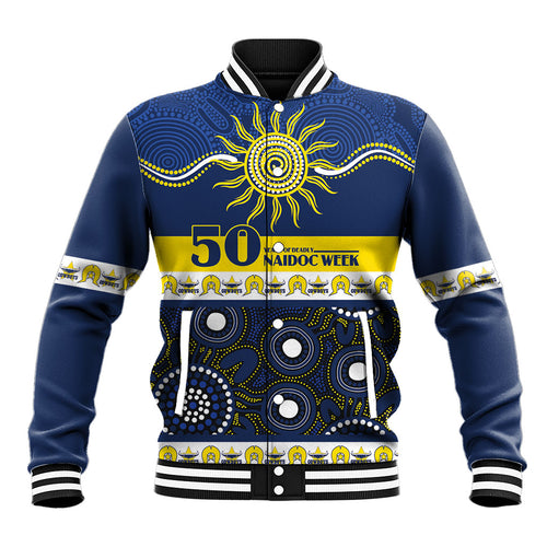Cowboys NAIDOC Week Personalised Baseball Jacket Aboriginal Torres Strait Islanders Vibe
