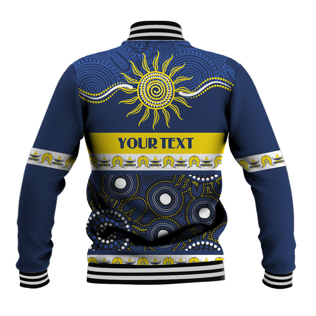 Cowboys NAIDOC Week Personalised Baseball Jacket Aboriginal Torres Strait Islanders Vibe