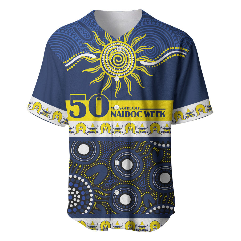 Cowboys NAIDOC Week Personalised Baseball Jersey Aboriginal Torres Strait Islanders Vibe