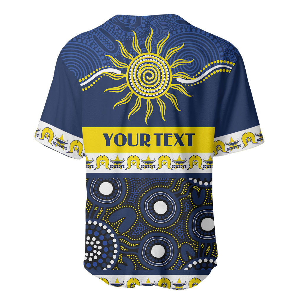 Cowboys NAIDOC Week Personalised Baseball Jersey Aboriginal Torres Strait Islanders Vibe