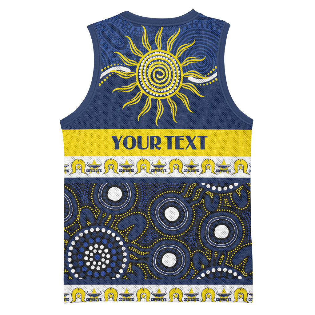 Cowboys NAIDOC Week Personalised Basketball Jersey Aboriginal Torres Strait Islanders Vibe