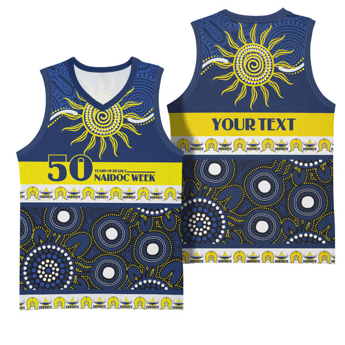 Cowboys NAIDOC Week Personalised Basketball Jersey Aboriginal Torres Strait Islanders Vibe