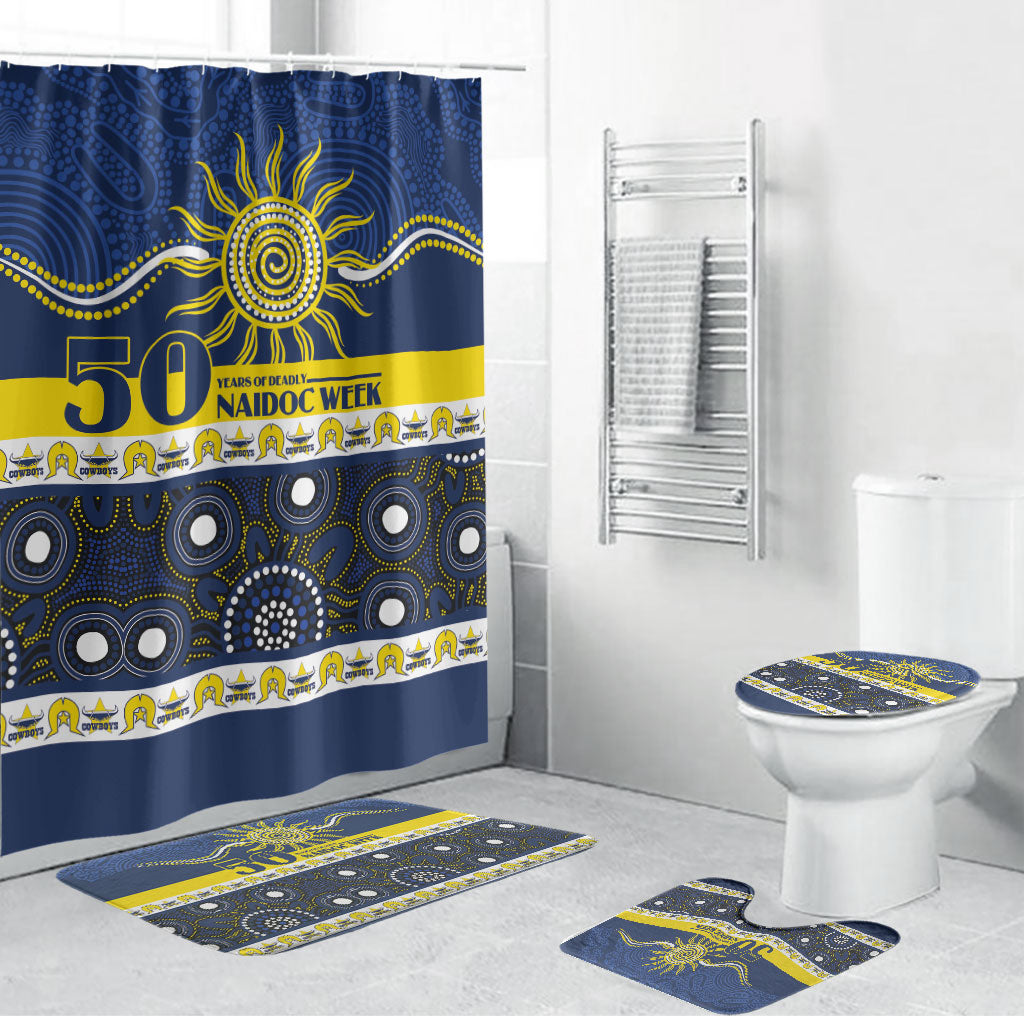 Cowboys NAIDOC Week Bathroom Set Aboriginal Torres Strait Islanders Vibe