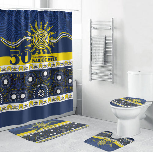 Cowboys NAIDOC Week Bathroom Set Aboriginal Torres Strait Islanders Vibe